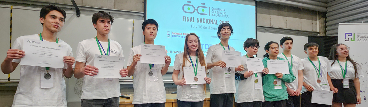 Estudiantes de Penta UC ganan oro, plata y bronce en la Olimpiada Chilena de Informática 2023